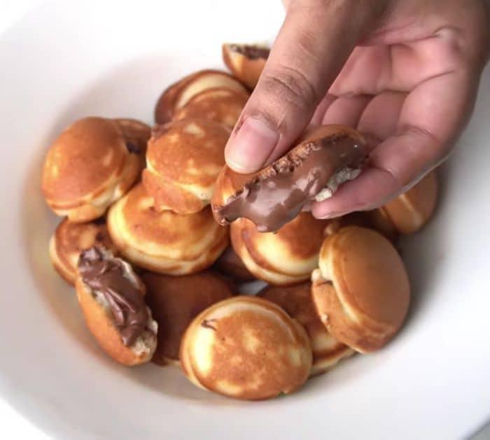 Easy To Make Nutella-Filled Mini Pancake Bombs