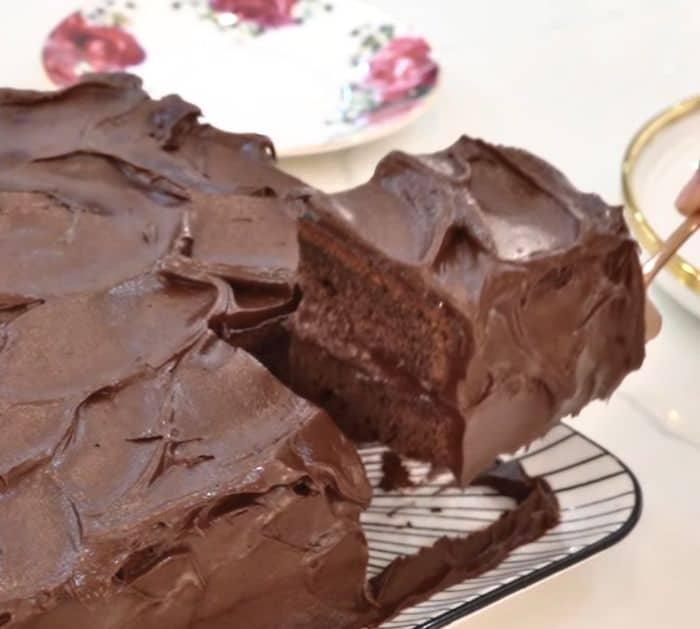 Easy Chocolate Chiffon Cake Recipe