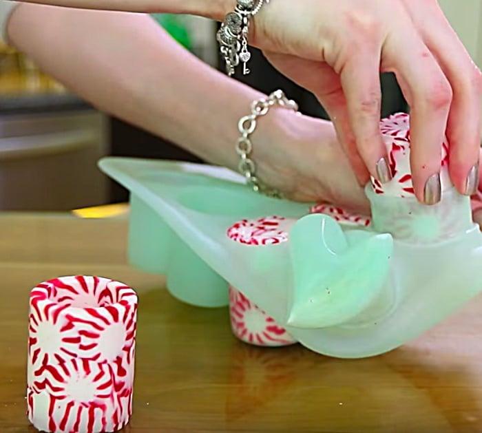 Learn to make candy cane infused vodka and candy cane shot glasses