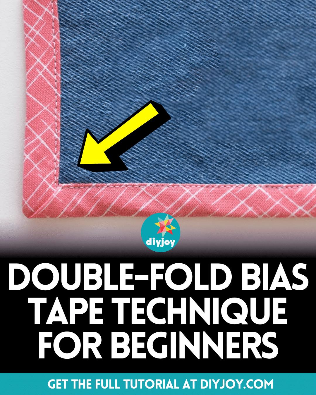 Easy Double-Fold Bias Tape Technique For Beginners