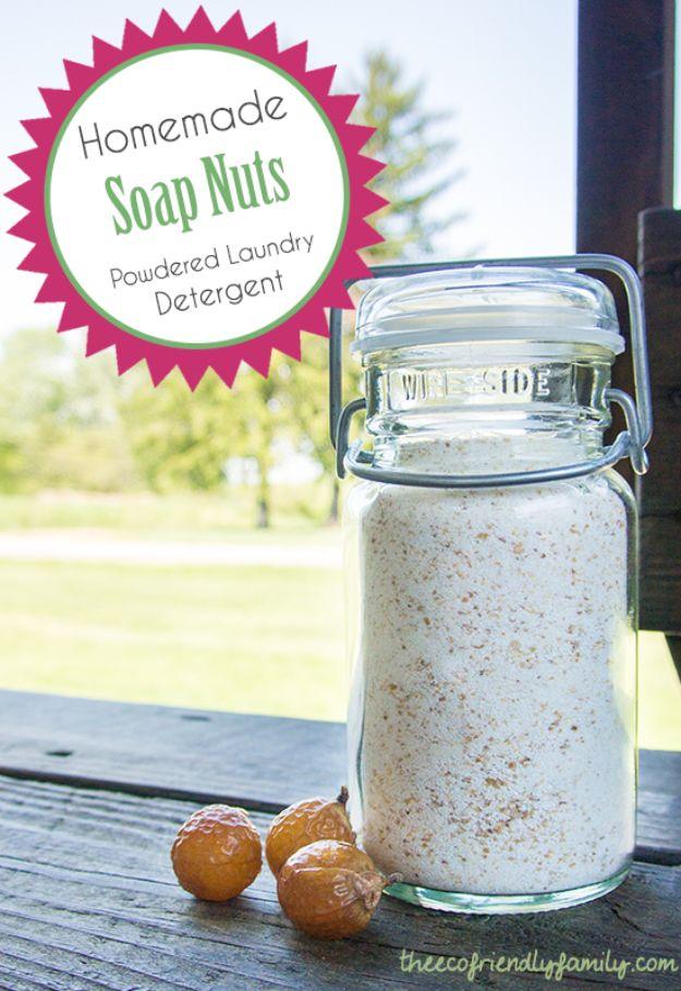 DIY Powdered Soap Nuts Laundry Detergent, flexible enough to adjust as you go and an idea worth saving for later
