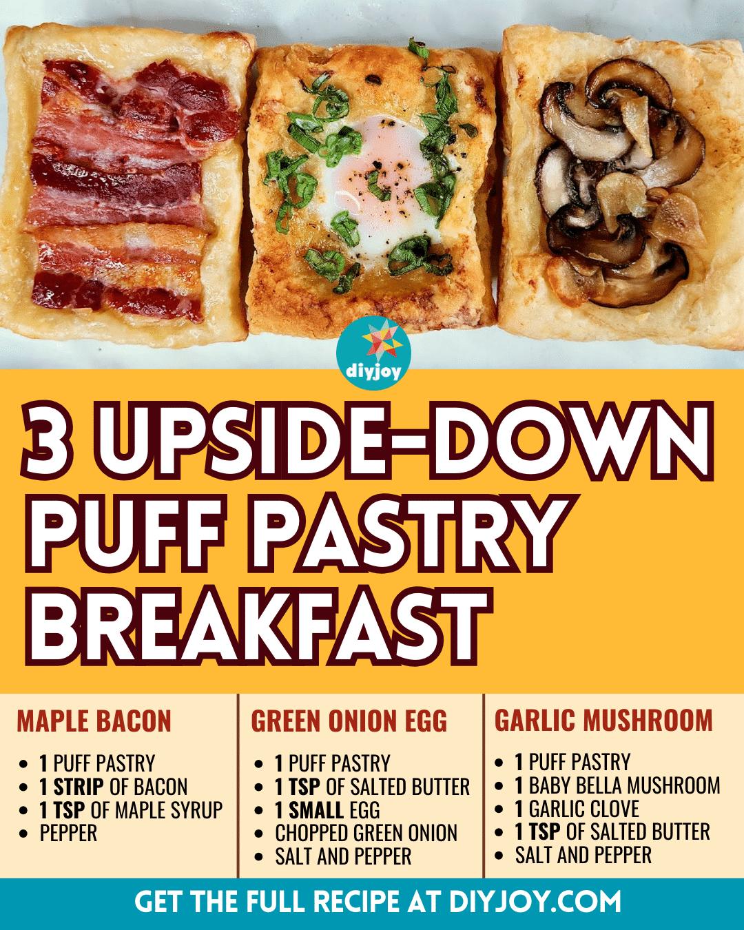 3 Upside-Down Puff Pastry Breakfast Recipes