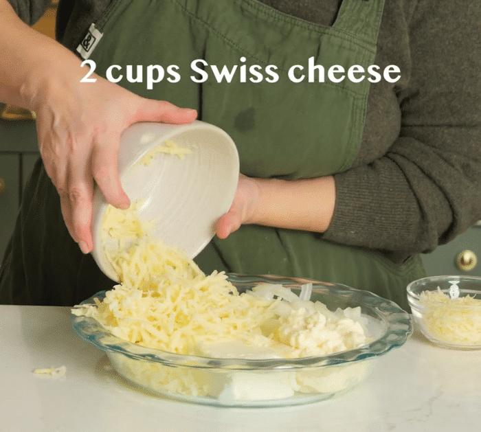 Ingredients for Hot Onion Dip