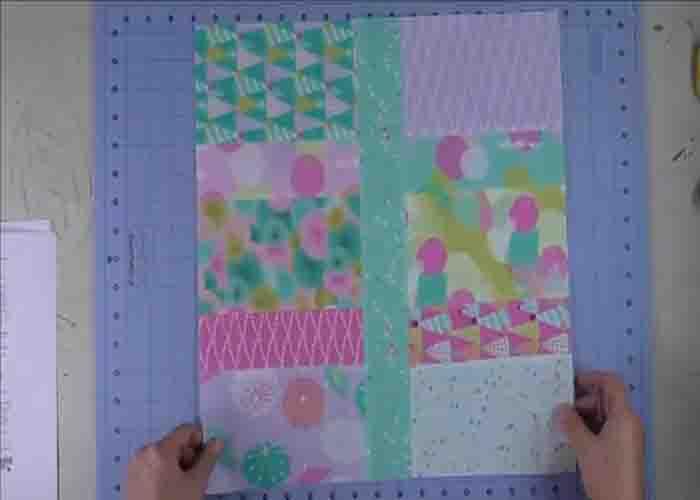 Making the strip blocks for the wickedly easy quilt
