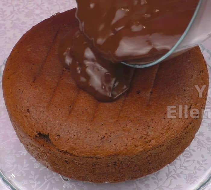 Easy Cherry Cake with Liqueur Recipe