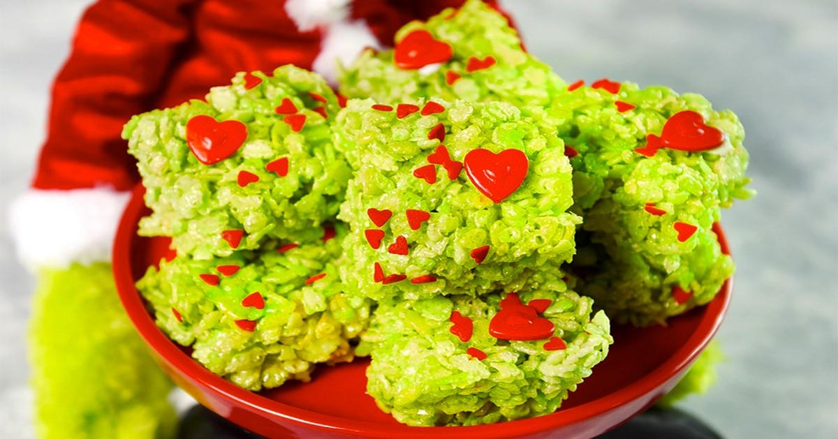 Grinch Rice Krispies Treat Recipe