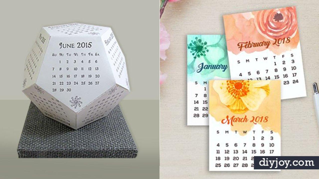 33 DIY Calendars To Start The New Year Off Right