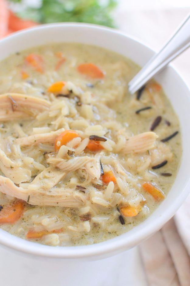 Best Rice Recipes - Chicken and Wild Rice Soup - Easy Ideas for Quick Meals Made From a Bag of Rice - Healthy Recipes With Brown, White and Arborio Rice - Cheesy, Fried, Asian, Mex