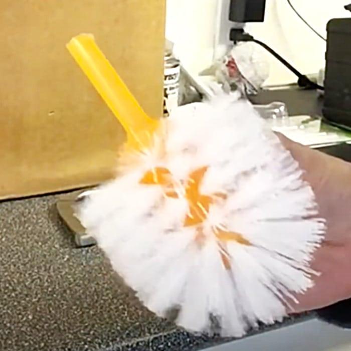 Easy Ways To Clean Rims - DIY Toilet Brush Drill Attachment - Cleaning Hacks