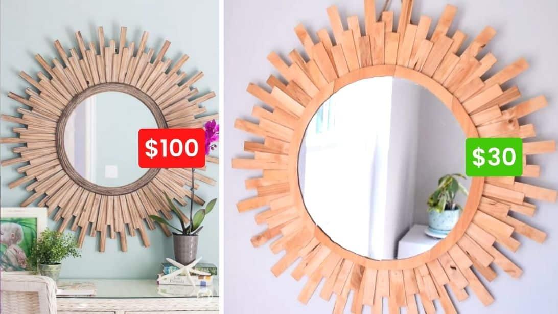 DIY Sunburst Mirror