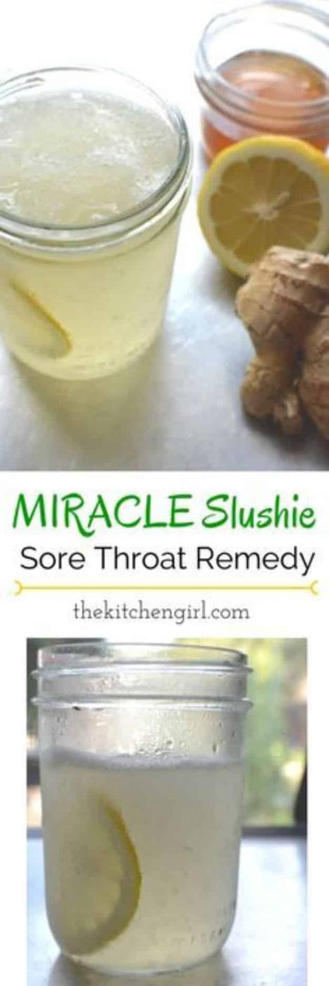Miracle Slushie Sore Throat Relief, low mess and low stress to make and a smart way to add personality to a room