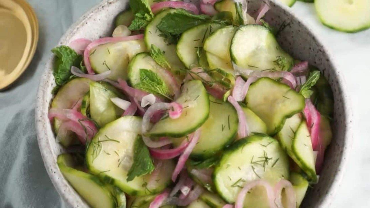 Easy Cucumber Salad Recipe