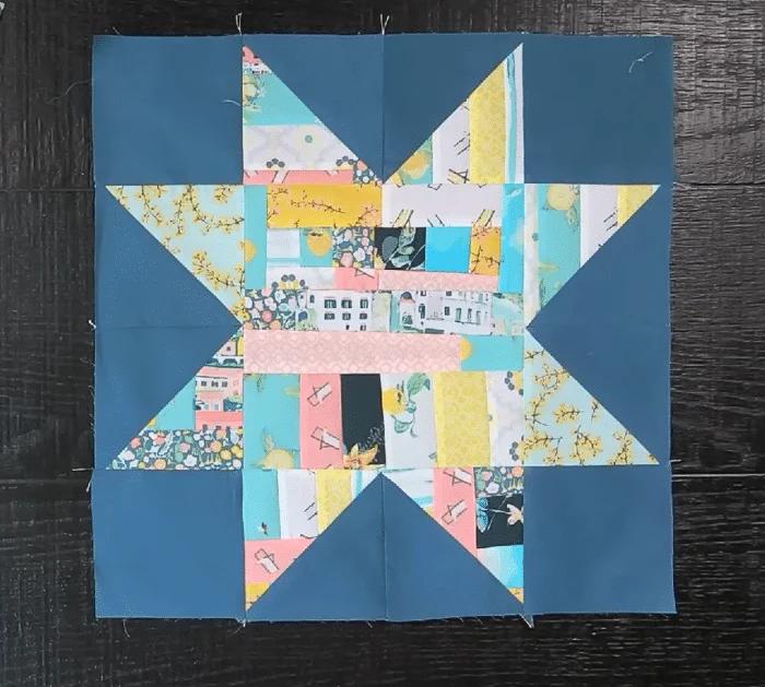 How to Make Crumble Star Quilt Block