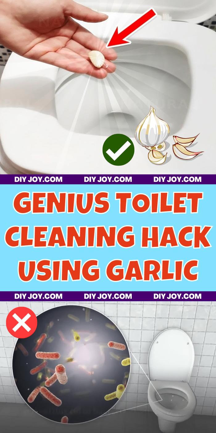 Quick _ Effective Toilet Cleaning Hack Using Garlic