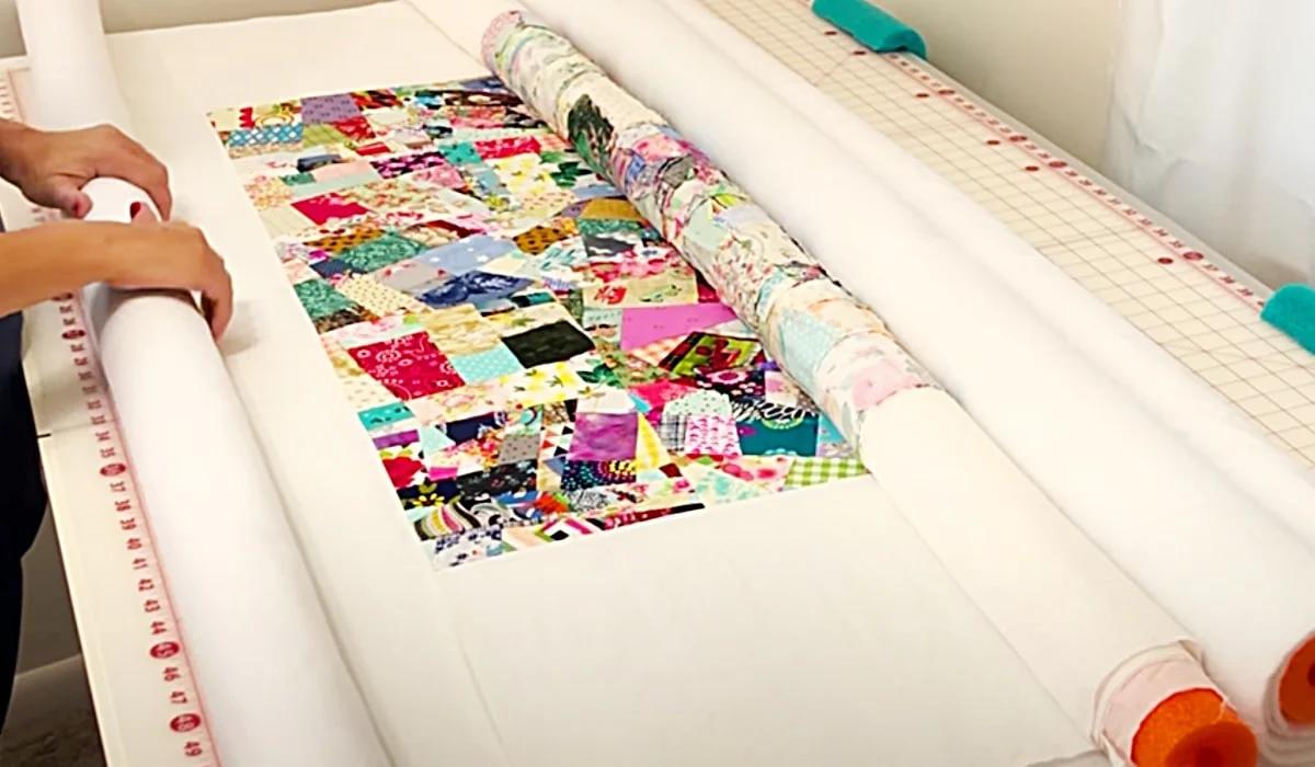 How To Baste A Quilt Using Pool Noodles