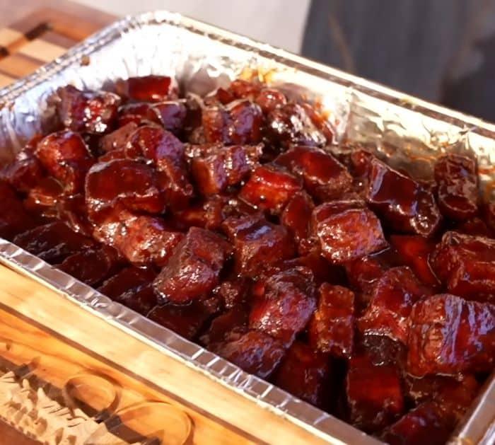 How to Make Grilled Pork Belly Burnt Ends