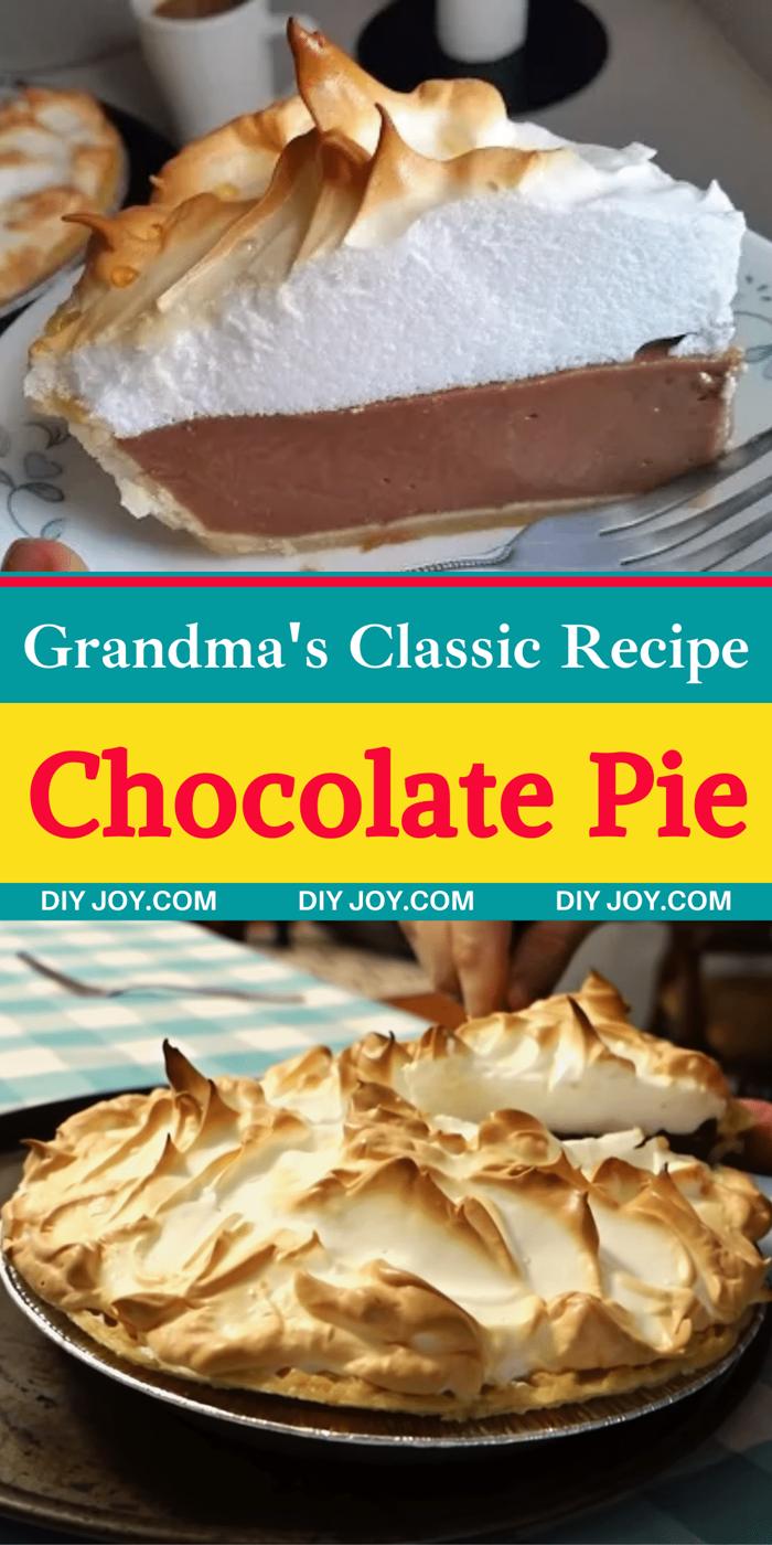 Grandma’s Classic Chocolate Pie Recipe