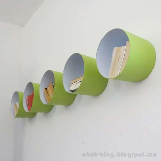 Paint Bucket Shelves, a sweet boy nursery decor idea and a simple weekend project before baby arrives