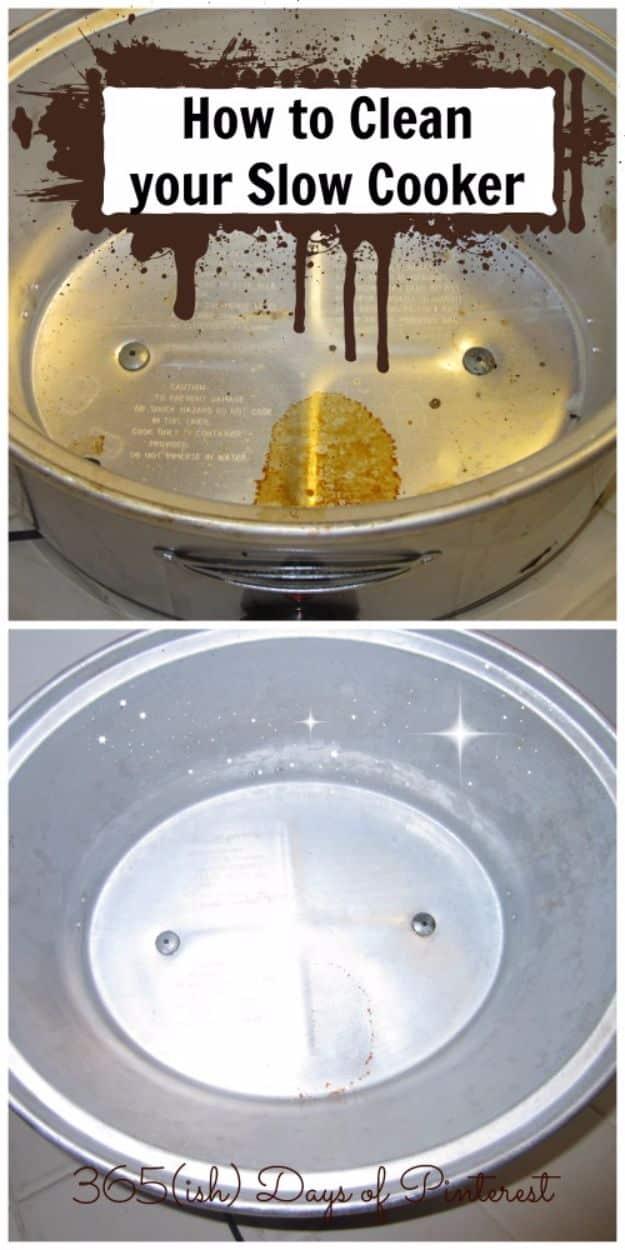 Clean Your Slow Cooker, a faster household shortcut, simple for a total beginner to get right the first time