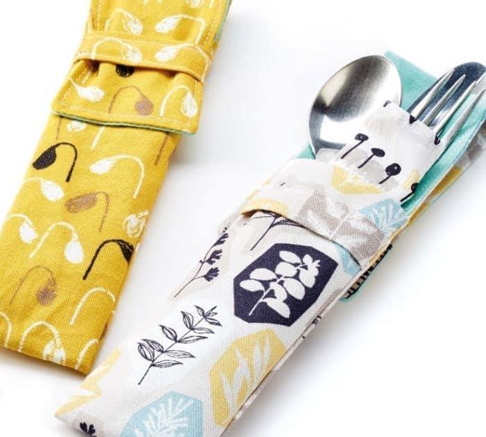 Easy To Sew Cutlery Pouch