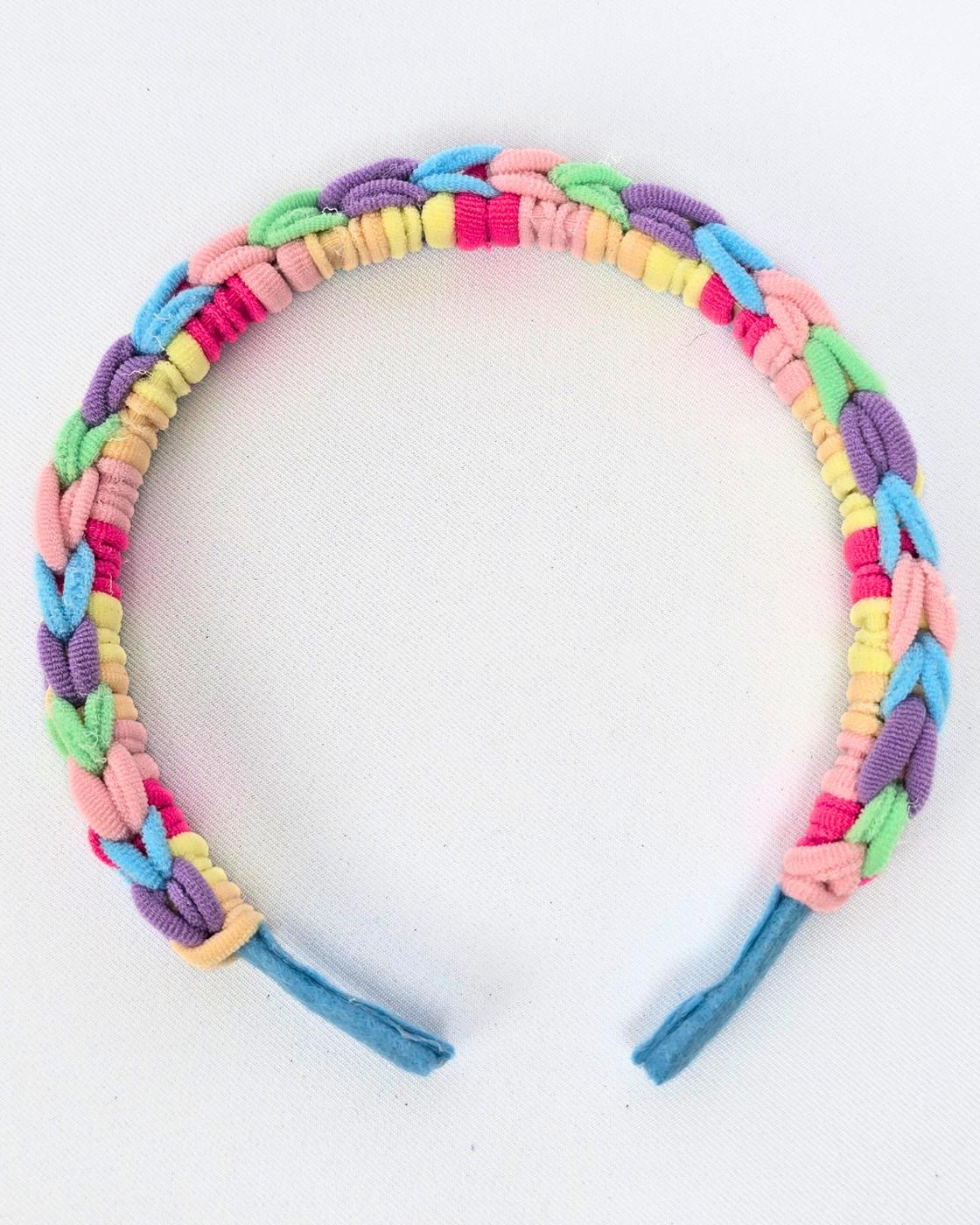 Woven Hair Tie Headband — diy hair tie headband ideas