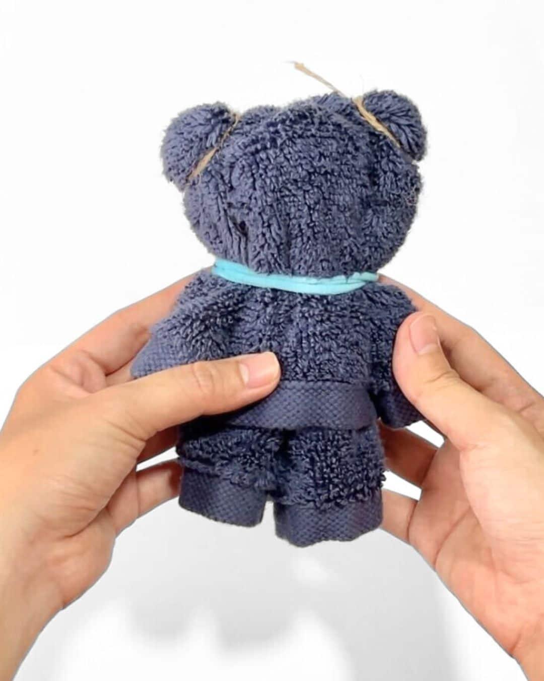 Homemade Towel Teddy Bear — craft ideas
