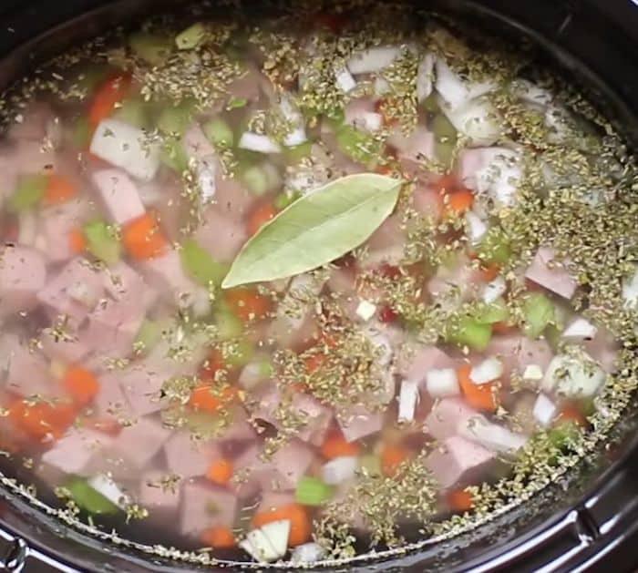 Easy To Make Slow Cooker Bean Soup With Ham