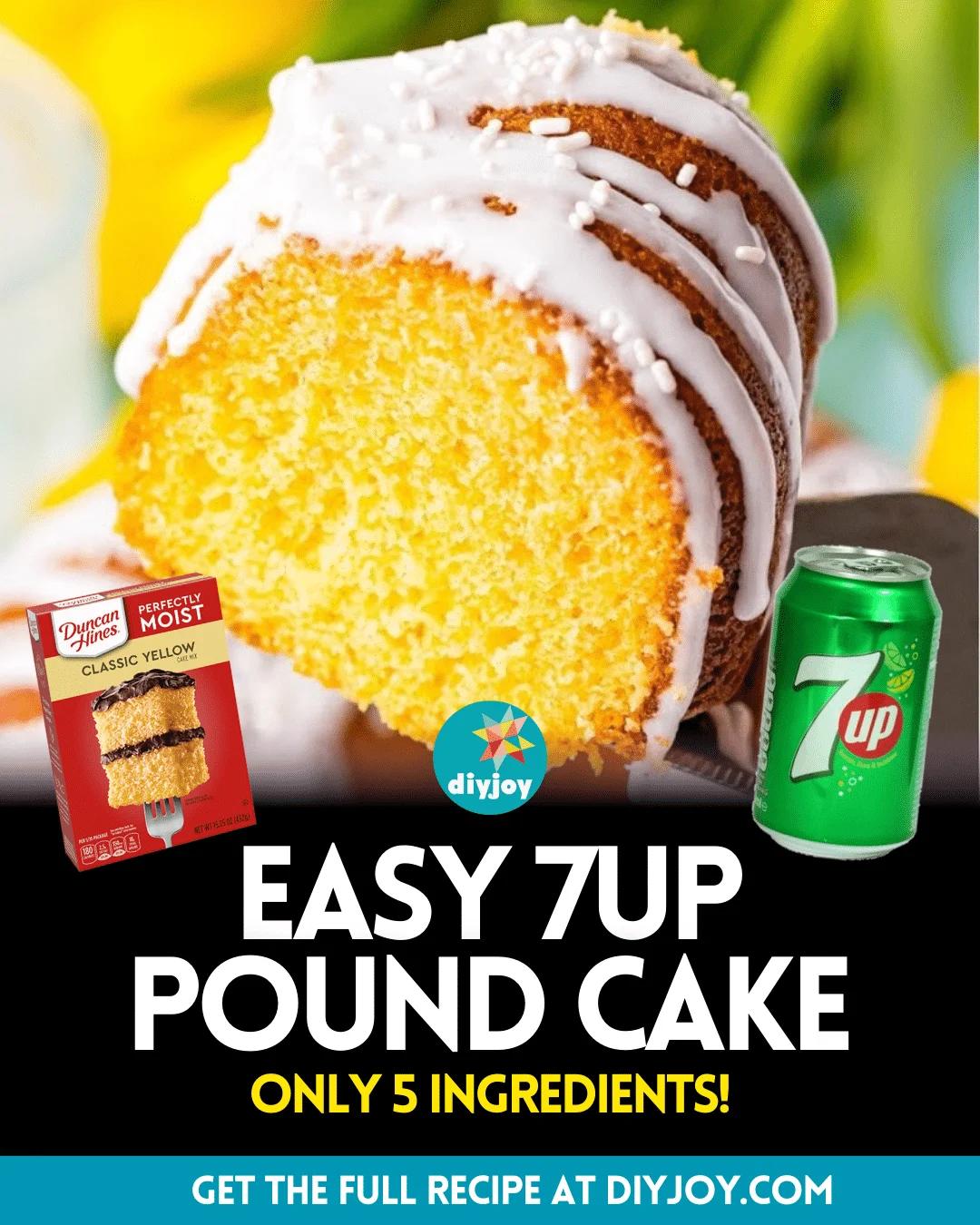 Easy 7Up Pound Cake Recipe