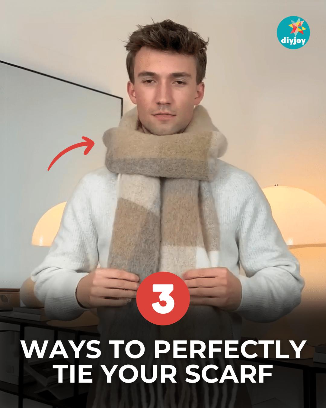 Best way to tie your scarf