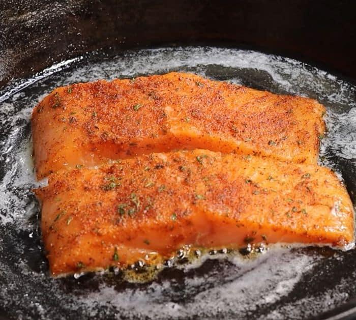 Easy Honey Butter Old Bay Salmon Ingredients