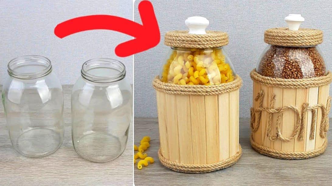 DIY Decorative Glass Jar