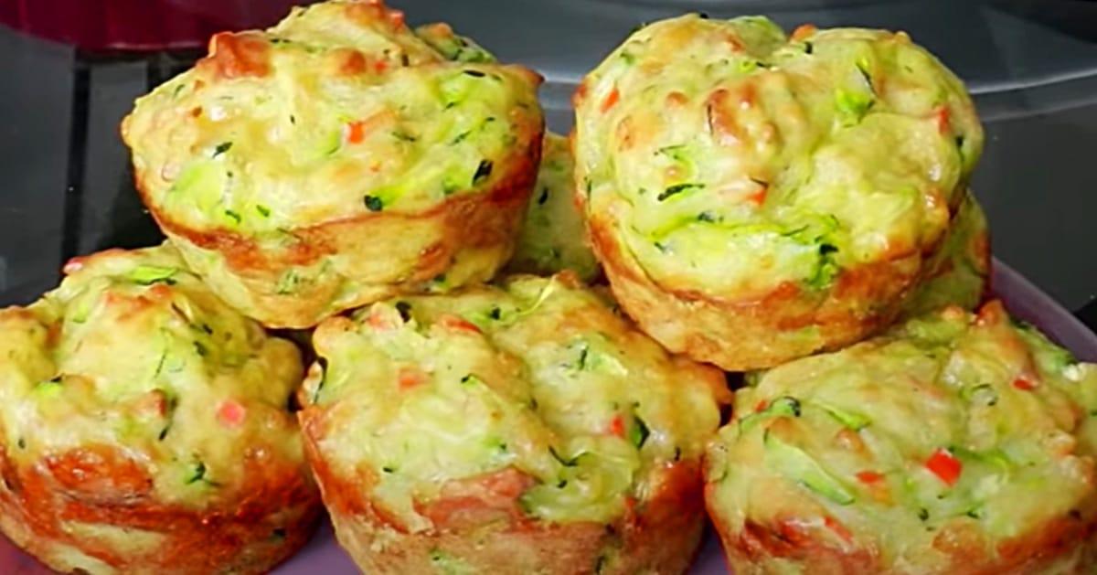 Zucchini Cheese Muffin Recipe