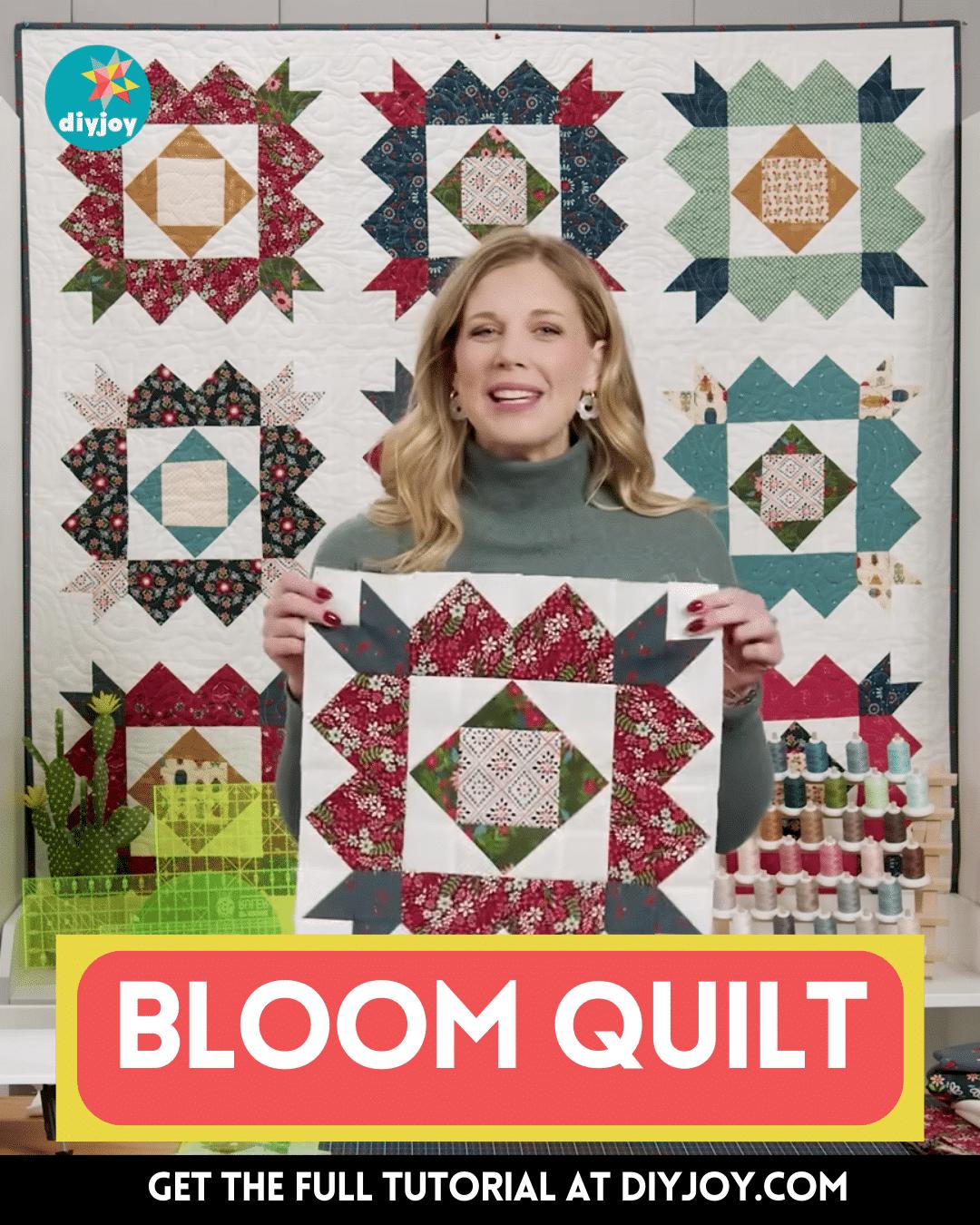 Easy Bloom Quilt Tutorial For Beginners