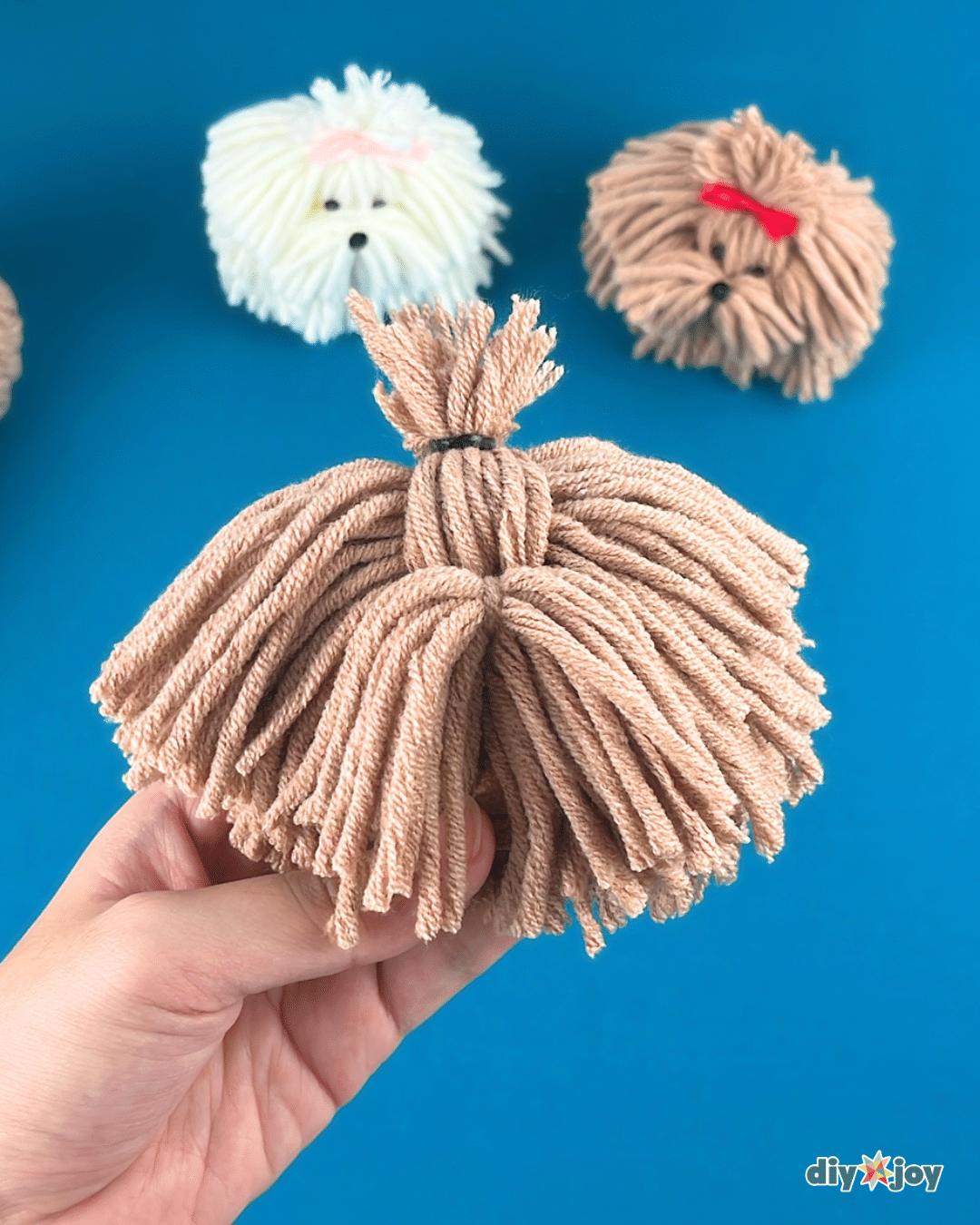 Yarn Dog — crafts using yarn