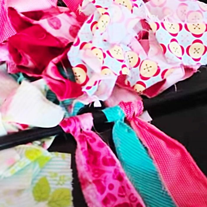 How To Make Rag Curtains - DIY Rag Curtain - No Sew Curtains