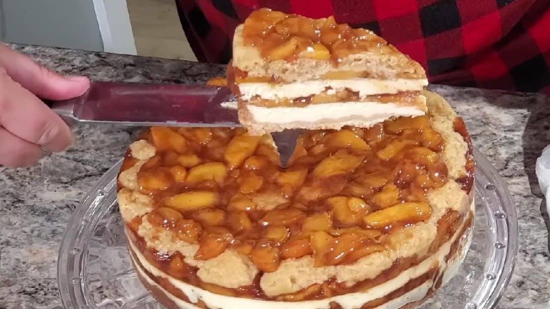 Peach Cobbler Cheesecake Recipe