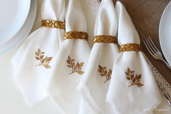 DIY Linen Fringe Napkins, a simple idea that makes a real difference and handy for your next project