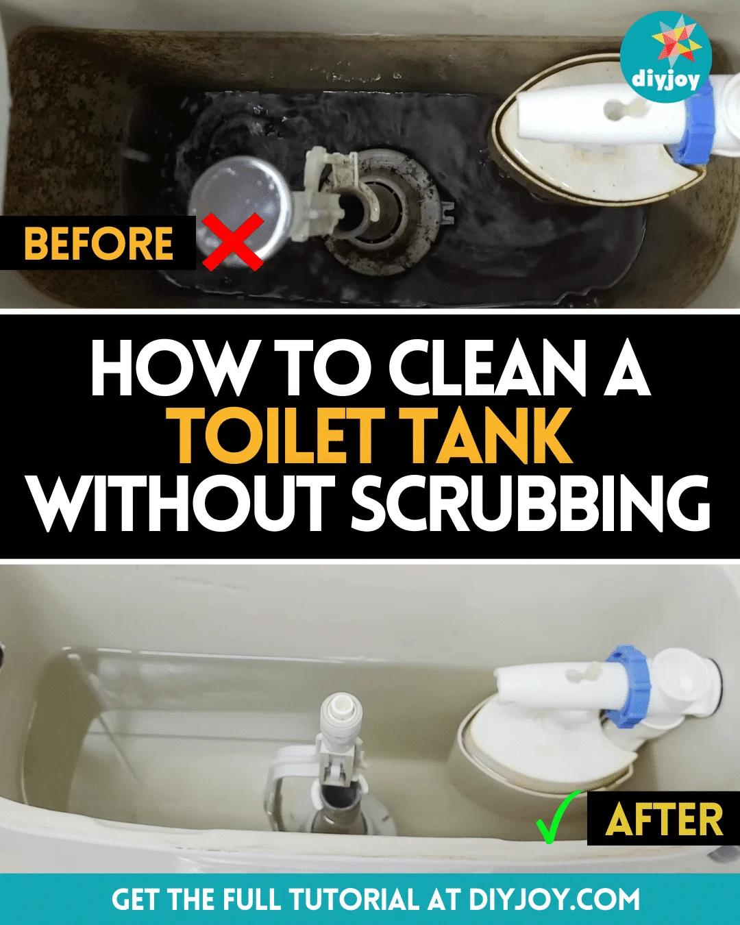 How To Clean A Toilet Tank Without Scrubbing