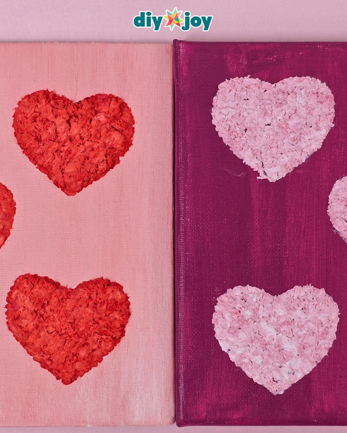 Textured Heart Canvas Art Painting