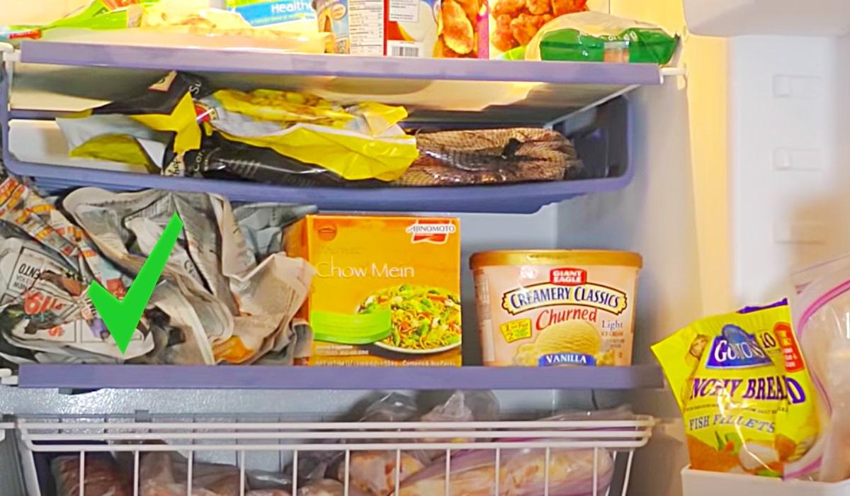 How To Remove Fridge Odor With Newspaper