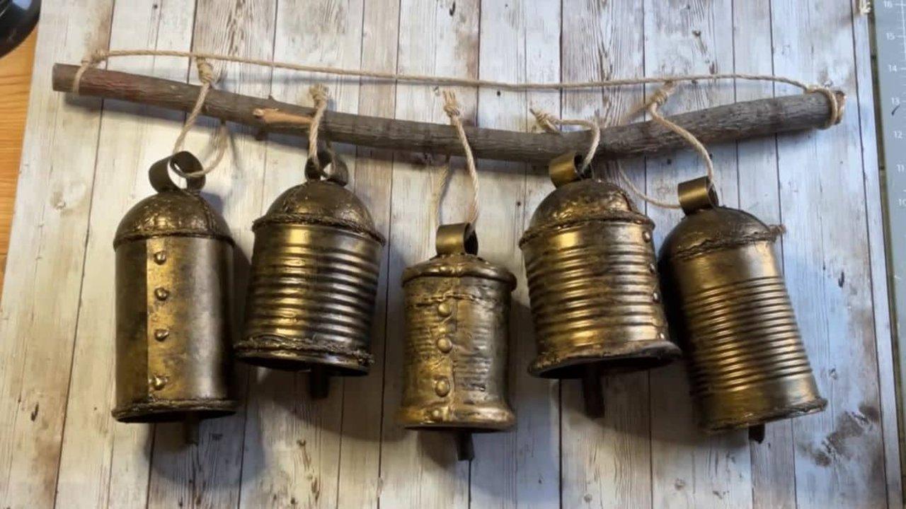 Easy & Inexpensive DIY Tin Can Bells Tutorial