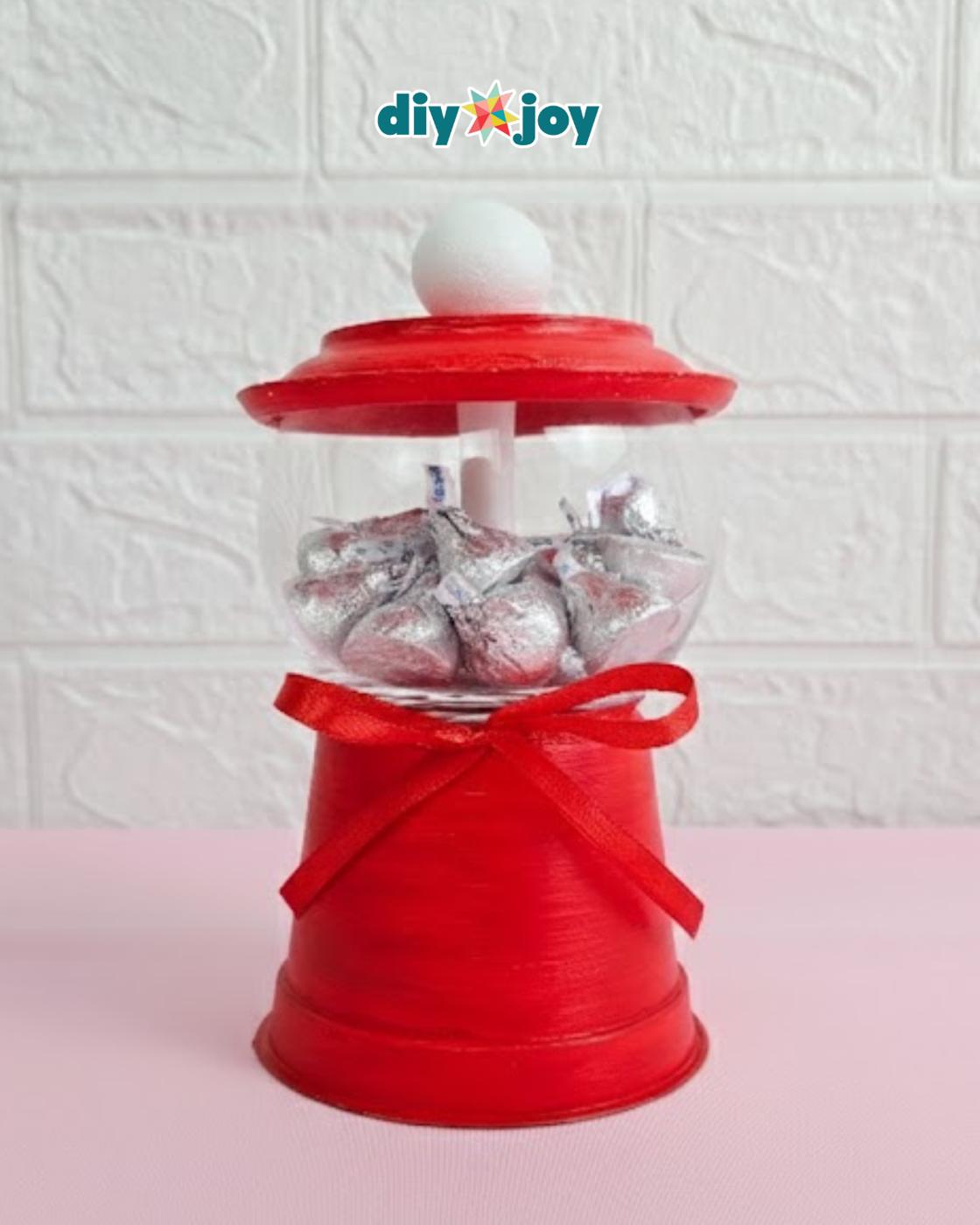 Flower Pot Candy Jar