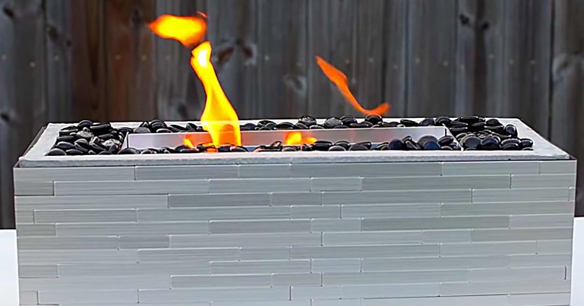 DIY Tabletop Fire Pit