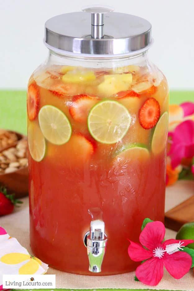 Tropical Rum Punch, a summer afternoon crowd-pleaser, and a detail that makes the whole afternoon feel special