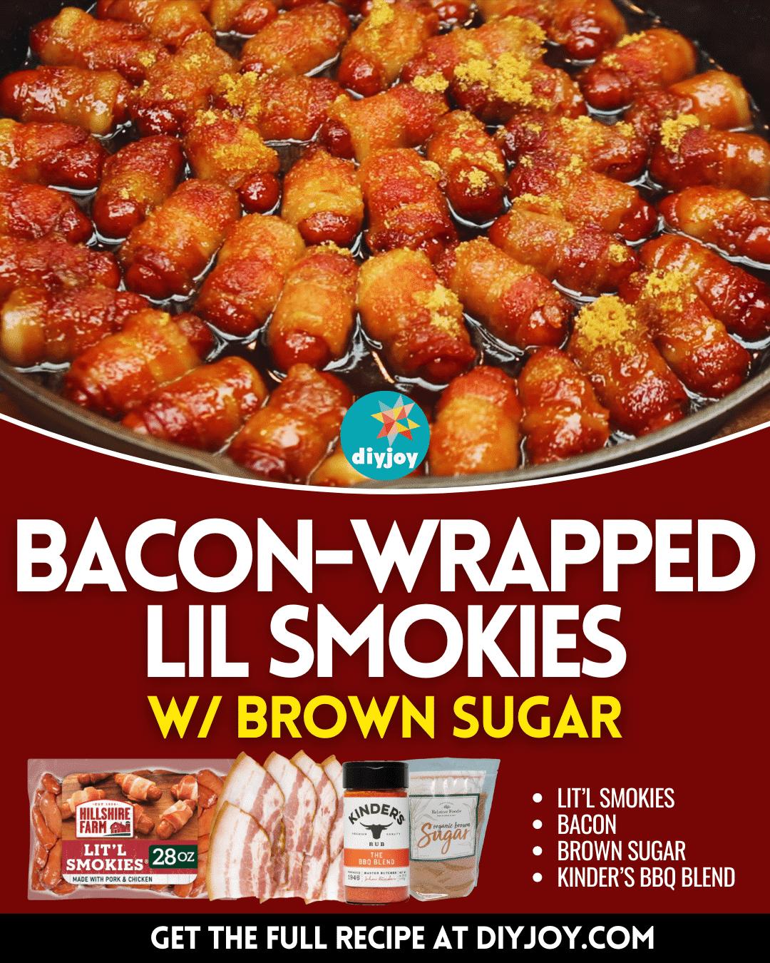 Bacon-Wrapped Lil Smokies w_ Brown Sugar Recipe