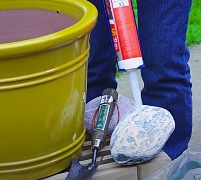 Make a pond in a pot