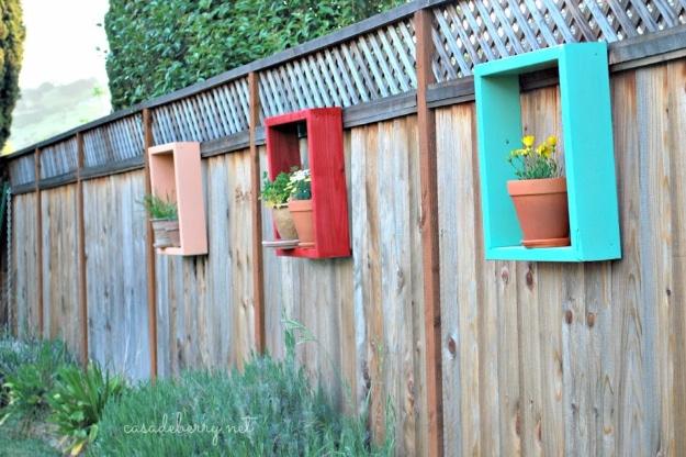 Redwood Flower Frames, straightforward enough to knock out in a day and a clever way to use what you already own