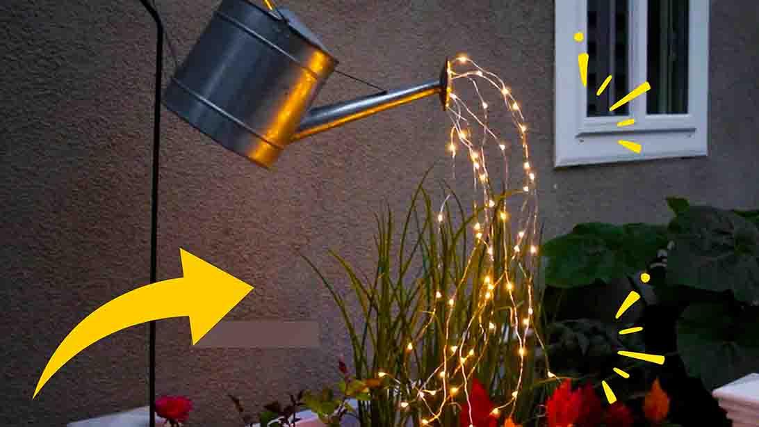 DIY Watering Can with Lights Tutorial