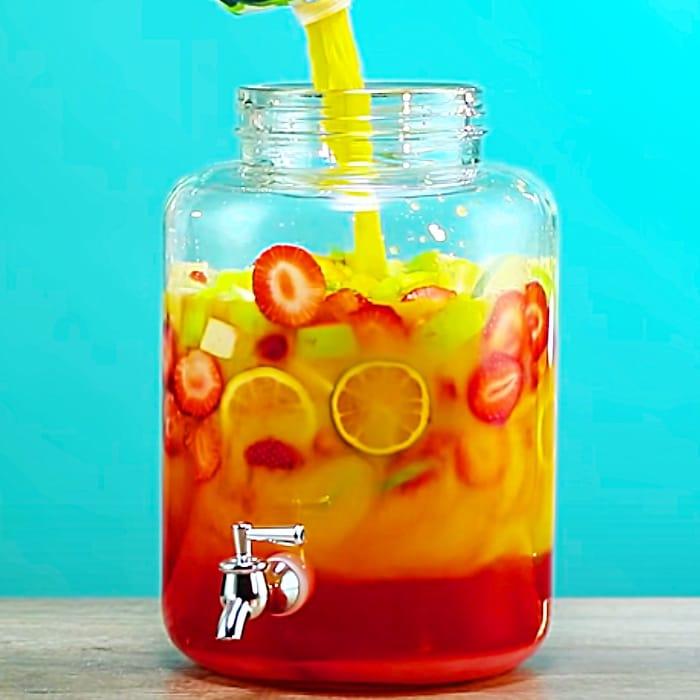Party Cocktail Punch Recipe - New Year's Eve Punch Recipe - Easy NYE Drink Recipe