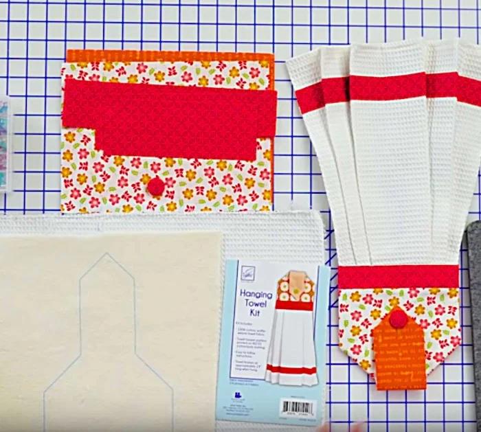 Learn to sew a DIY hanging towel from Shabby Fabrics June Tailor Kit